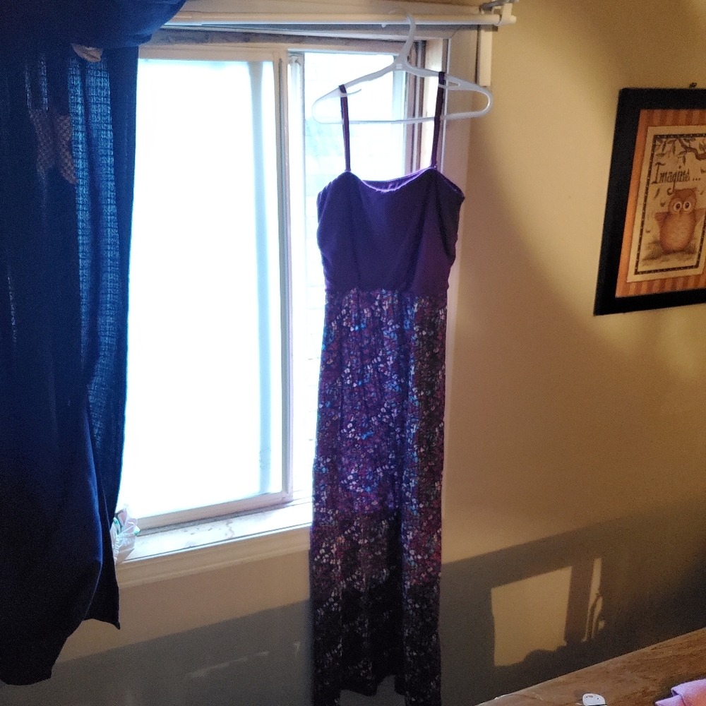Reitmans long summer dress with shimmering straps